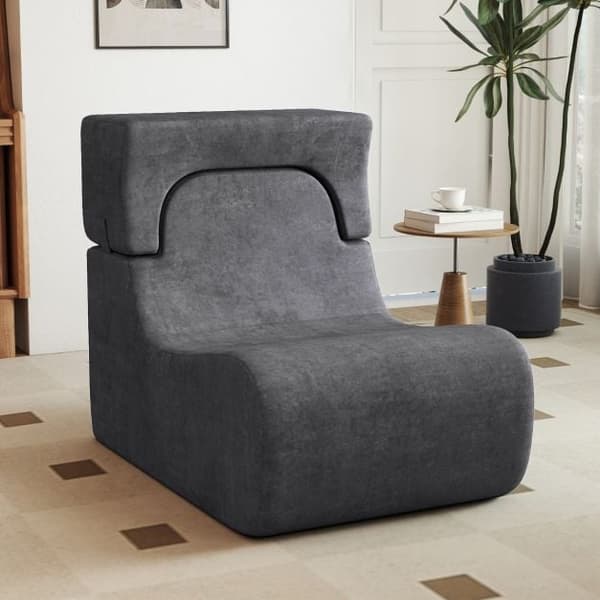 Golvstol, 95,3x64,8x81,3 cm, Grå, Avtagbart nackstöd , Star