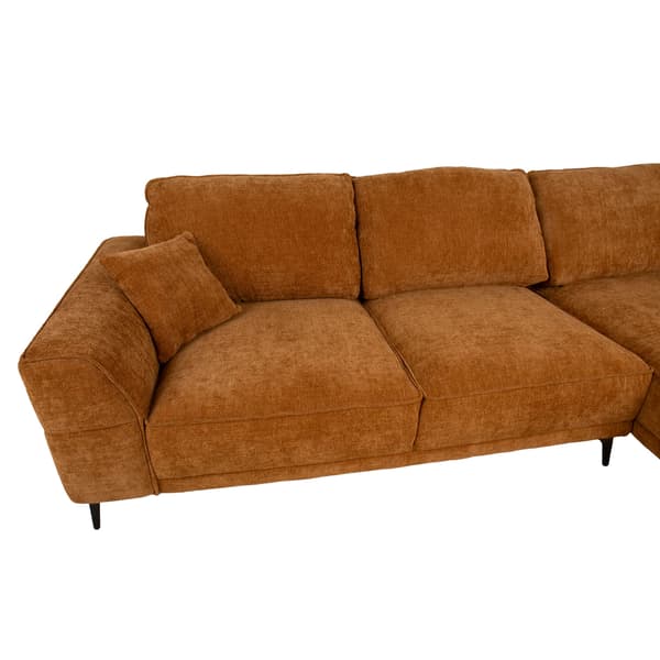 Hörnsoffa OLIVIA 295x104x170 cm Brun
