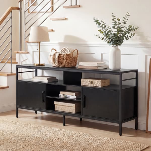 TV-skab til op til 65" TV 147x35x63,5 cm rustik brun
