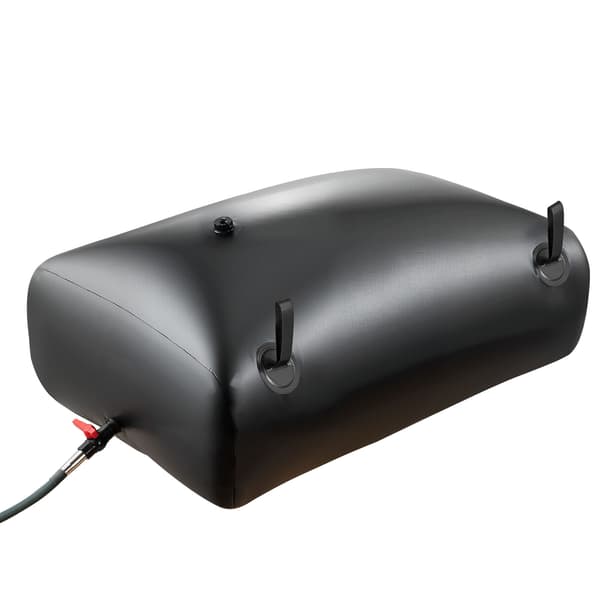 Vandopbevaringsblære 85x44x35 cm Sort PVC Sammenklappelig