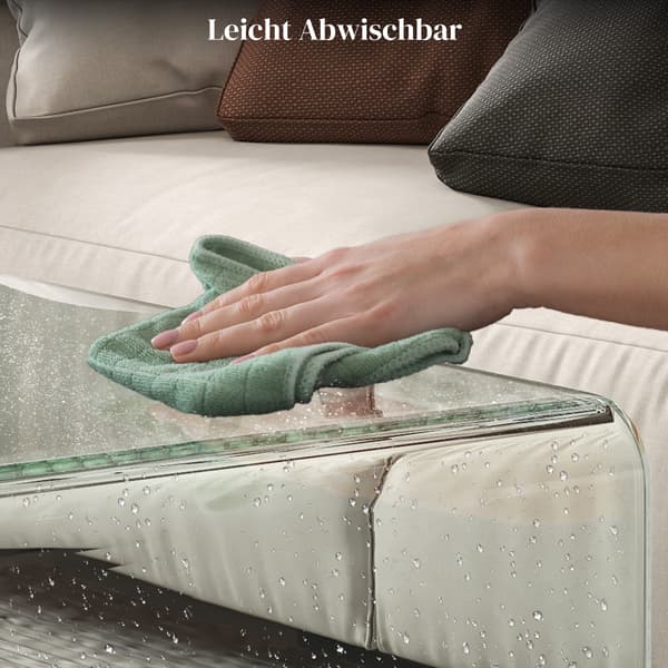 Soffbord 80x45x35 cm Transparent Glas
