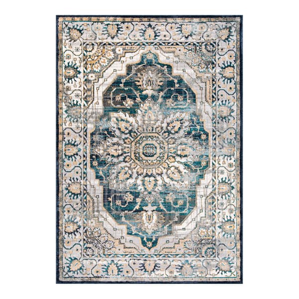 Tæppe ZOE-2 200x285 cm Blå Polypropylen