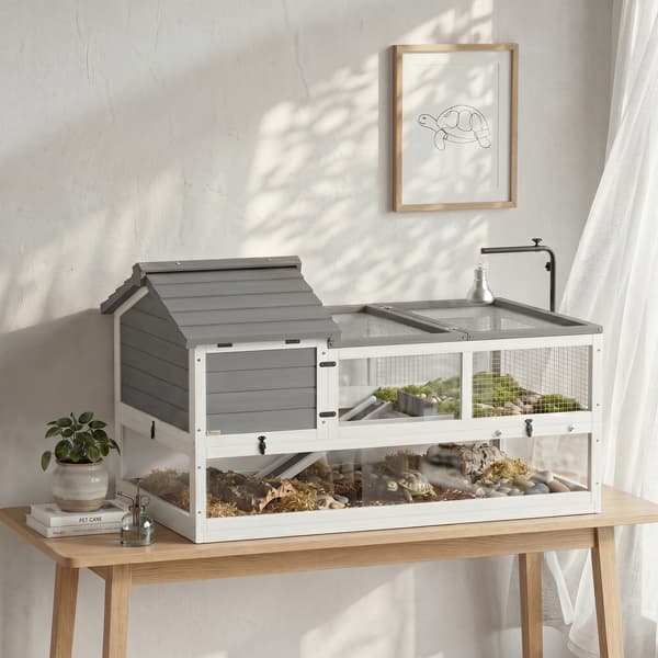 Skildpaddehus 116x70,5x69,5 cm grå