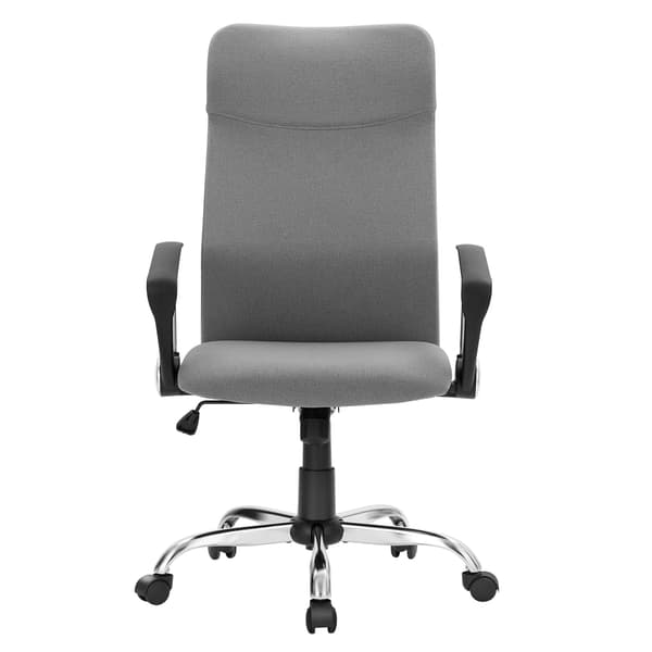 Kontorstol, 63x63x110-120 cm, Grå, Stoff