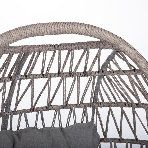 Lepotuoli CASSIA 85x85x151 cm Harmaa