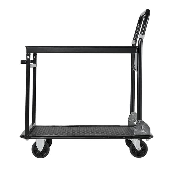 Platform håndvogn 73x47x82 cm stål foldbar