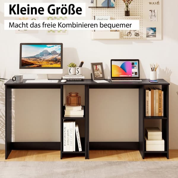 Skrivebord 80x40x74 cm kaffe