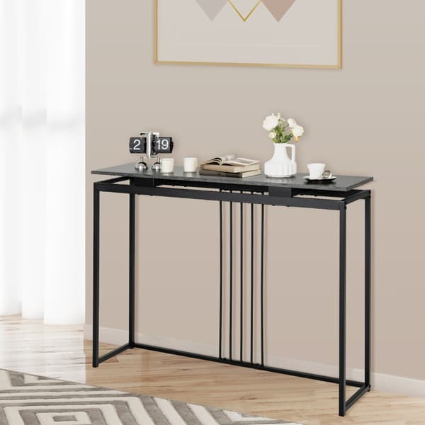 Sohvapöytä 120x30x90 cm musta