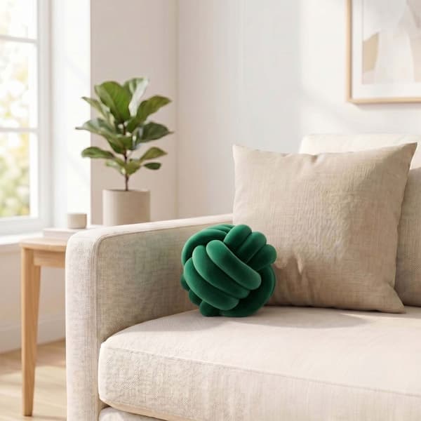 Knot Pude, uldkugle til sofaen, Kodustaar