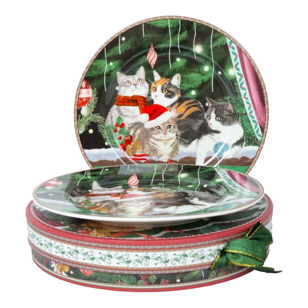 Tallrik MIA CATS 19 cm Keramik Presentask