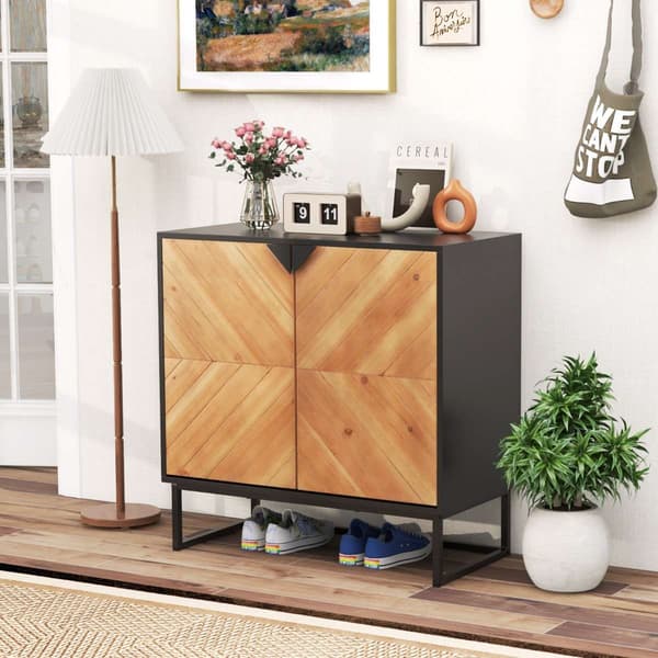 Skænk Buffet Skab, 80x40x80 cm, Hvid , Star