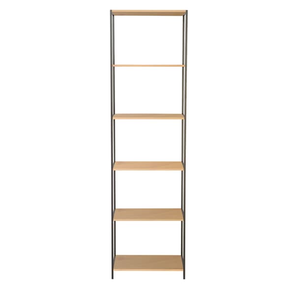 Hylly HARPER 50x30x180 cm Musta