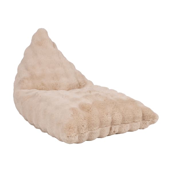 Säckstol 100x70x70 cm beige tyg