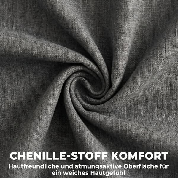 Kontorstol 65x72,5x110-118 cm grå/sølv
