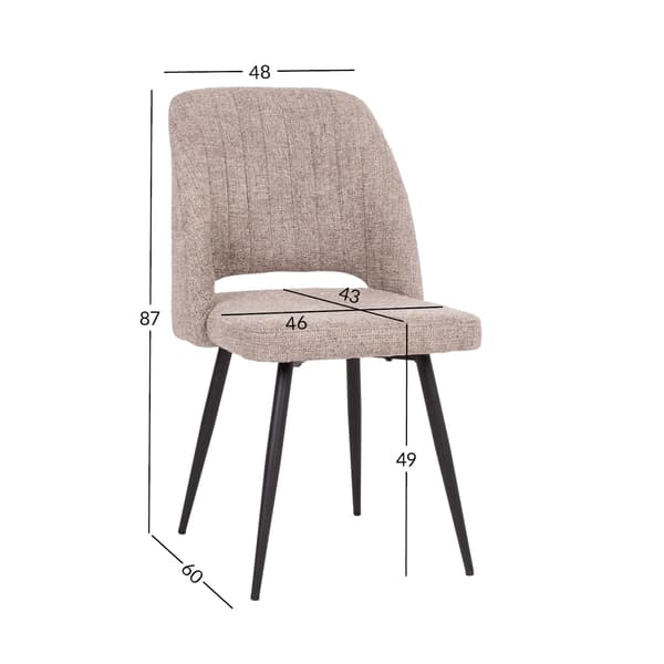 Stol Cintra 48x60x87 cm Beige