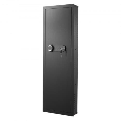 Vægsafe, 102x370x1100 mm, Sort, Stål