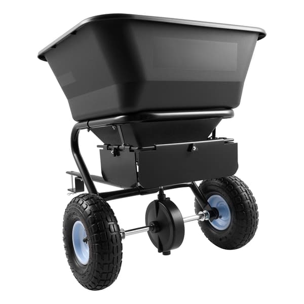 Plænespreder, 940x570x660 mm, 38,6 kg, Sort, Stål