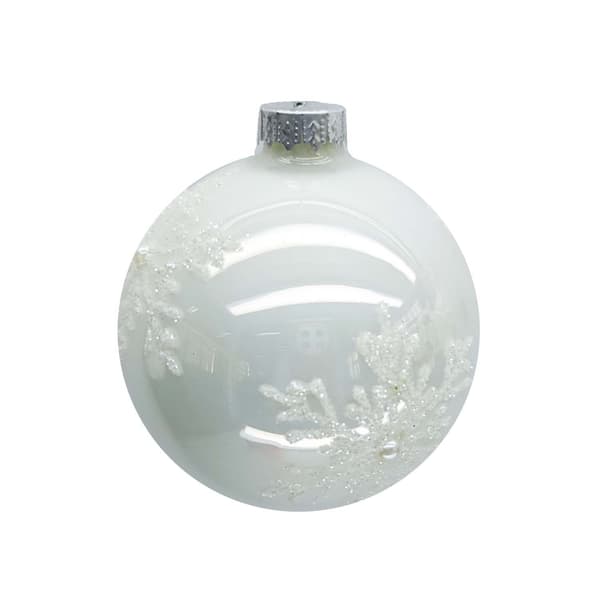 Julgransdekoration 8 cm Glas