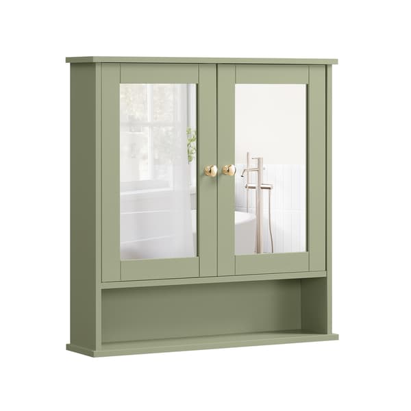Peilikaappi 56x58x13 cm Vihreä MDF