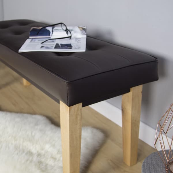 Bænk, Home, 103x41x47 cm, Brun