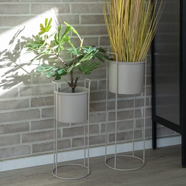 Planter, Rabo Blomkrukor Set om 2, Sand