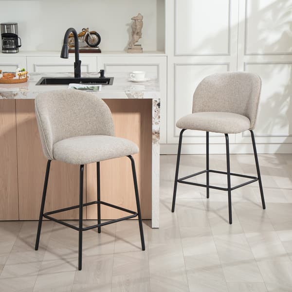 Barstolset 50x55x93 cm Grå Stål