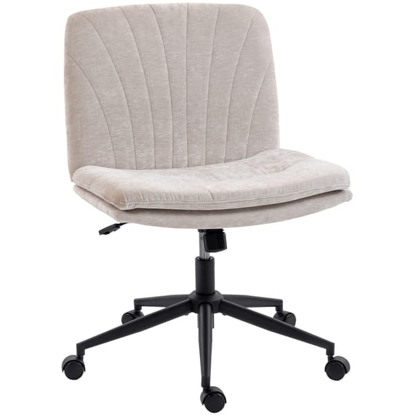 Kontorsstol 62x67x83–93 cm beige