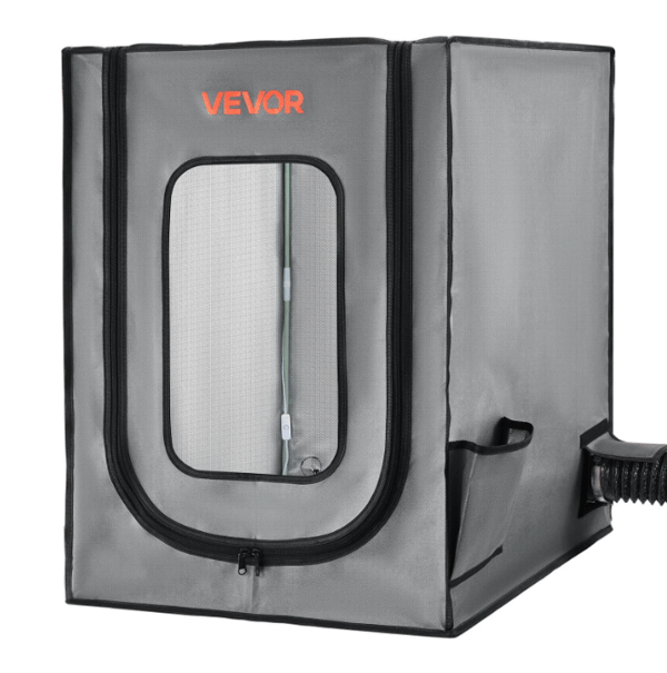 3D-printer kabinet, 55x65x75 cm, Sort, Oxford stof