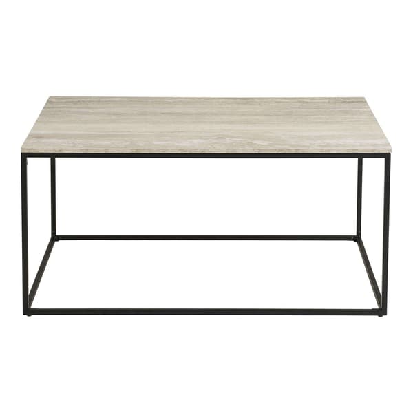 Soffbord 90x60x45 cm Svart