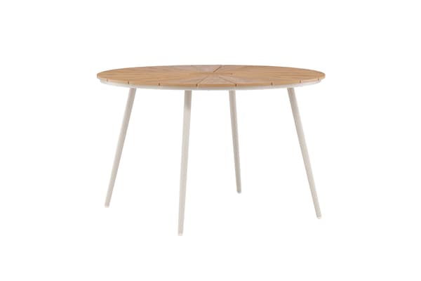 Ruokapöytä 120 cm Beige Polywood