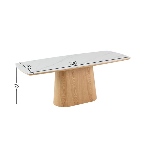 Matbord CHASE 200x90x76 cm