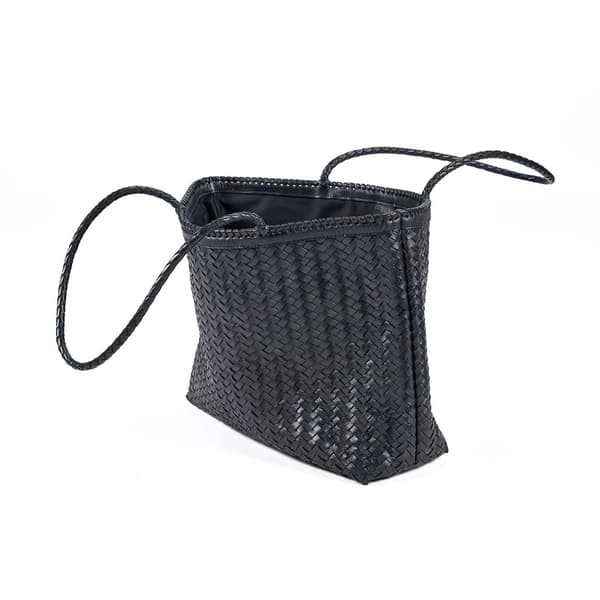 Shopper taske, 13x48x63 cm, Sort, Læder