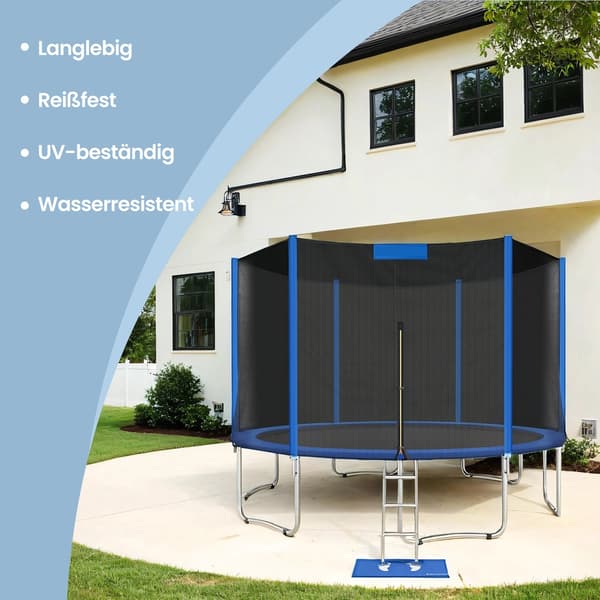 Trampolinkantspadding, 366 cm, Grön