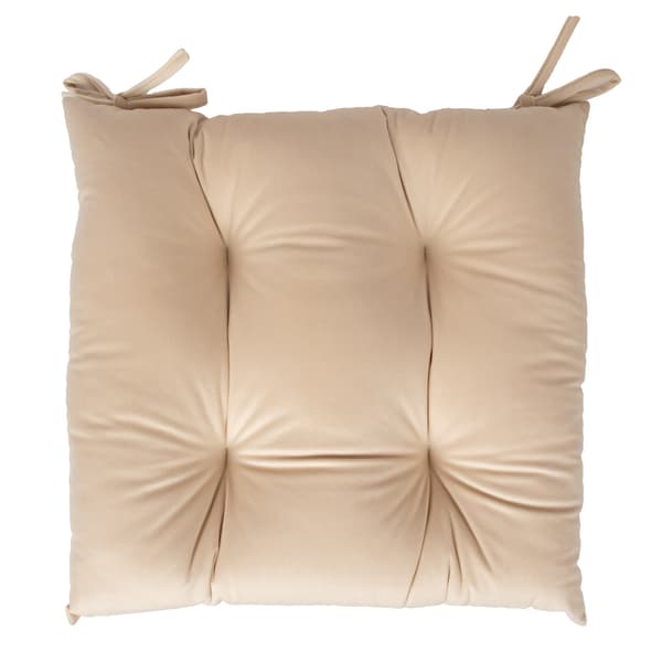 Tuolityyny 40x40 cm Beige Sametti