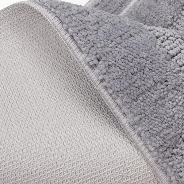 Kylpyhuonematot ROMANO 2 kpl 50x80cm+50x40cm, harmaa