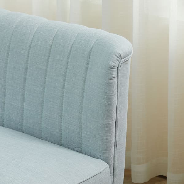Sofa 117x56,5x77 cm Lys grøn træ
