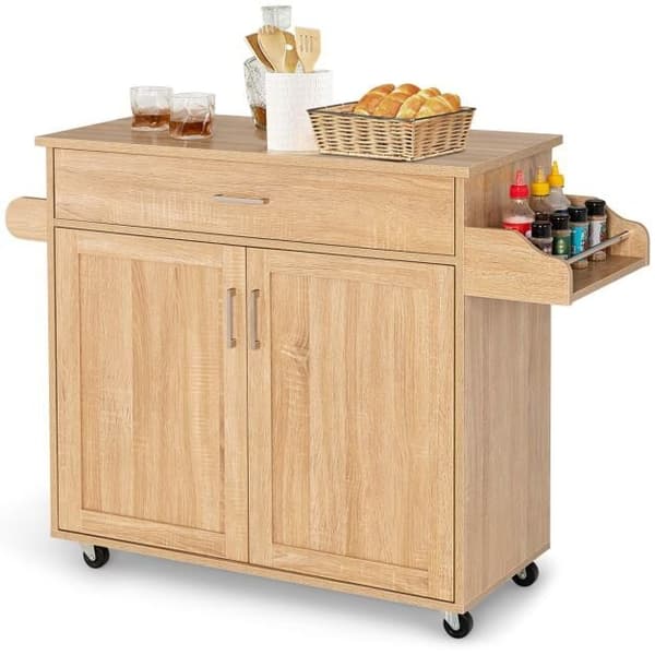 Keittiösaari, 116x40x85 cm - Materiaali: mdf, puu