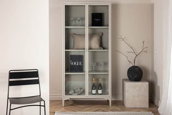 Skab beige stål opbevaring