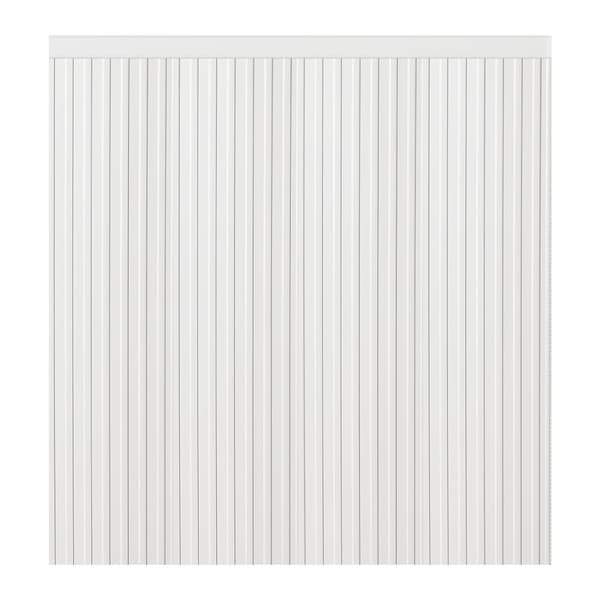 Vægpanel-sæt, 197x98 cm, Hvid, Polystyren