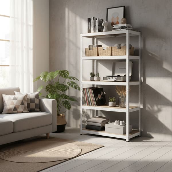 Hyllsystem, 5 nivåer, Stål, Kodustaar