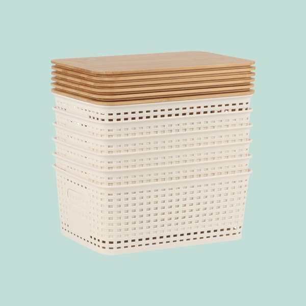 Säilytyslaatikko Setti, bambukansi, Kodustaar