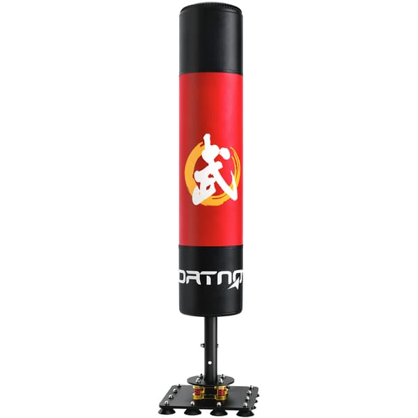 Fristående boxsäck 156 cm röd/svart