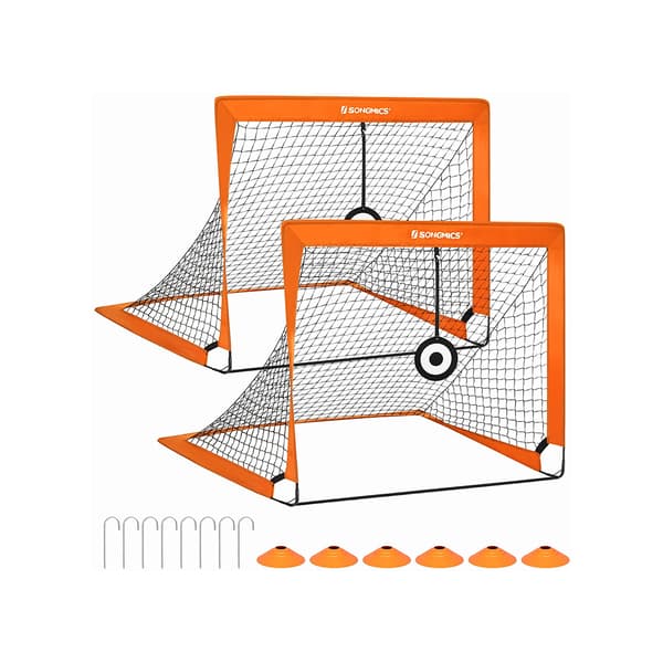 Fotballmål, 120x91x91 cm, Oransje