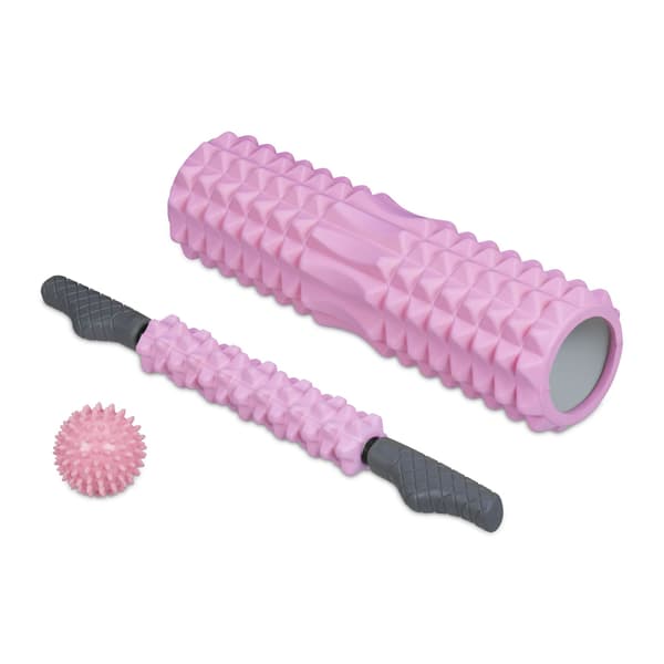 Fascia Roller Set 45x12,5 cm Rosa, Kodustaar
