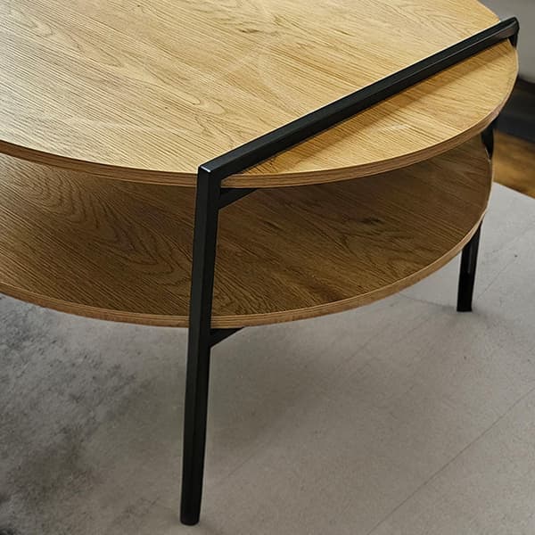Soffbord HEDVIG 80x80x45 cm Svart