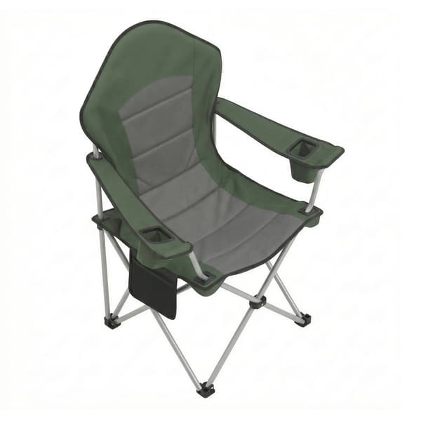 Campingstol 61x93x108 cm Grøn