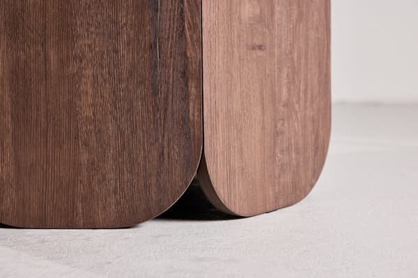 Ruokapöytä Tekla 120x75 cm Ruskea MDF