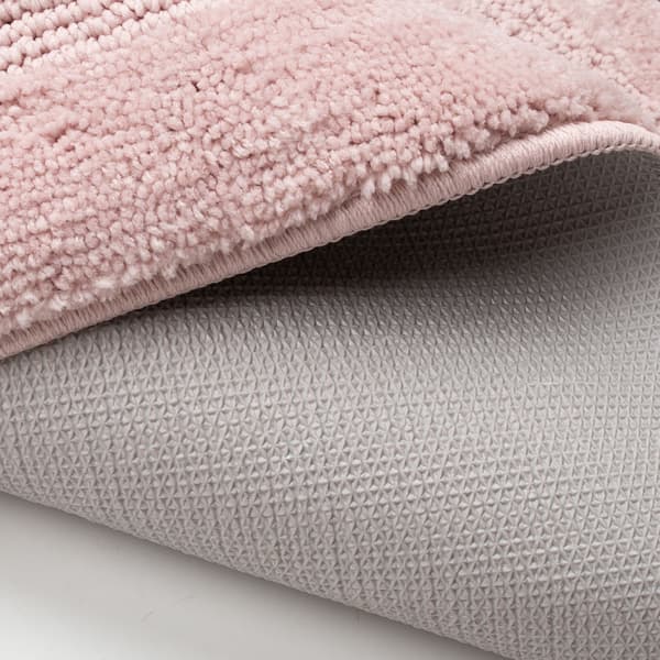 Badrumsmattor ROMANO 2 st 50x80cm+50x40cm, rosa