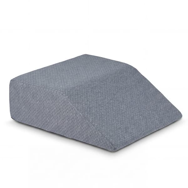 Benløftningspude Memory Foam 59x54x19 cm grå