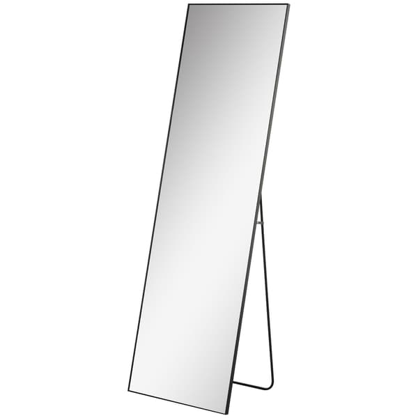 Helkroppsspegel 50x2x161,5 cm silver